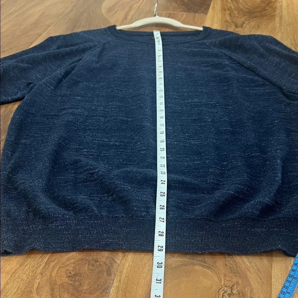 J. Crew Men's Deep Blue Crewneck Sweater
